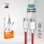  RA65 Cable Fast Charging Data Cable, USB-Type-C 65W - Image 3