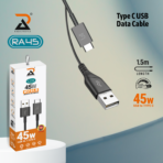 RA45 USB-TYPE C Cable | Fast Charging, High-Speed Data Cable 45W - Image 3