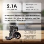 Bike Holder UX-BH44 with 2.1A USB Charger - Image 7