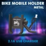 Bike Holder UX-BH44 with 2.1A USB Charger - Image 3