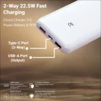 Rada Power 6  Power Bank 10000mAh (USBC 18W Fast Charge Dual Port) - Image 2