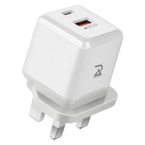 Fast Charger - QC 7 Dual Port 20W  USB-C PD