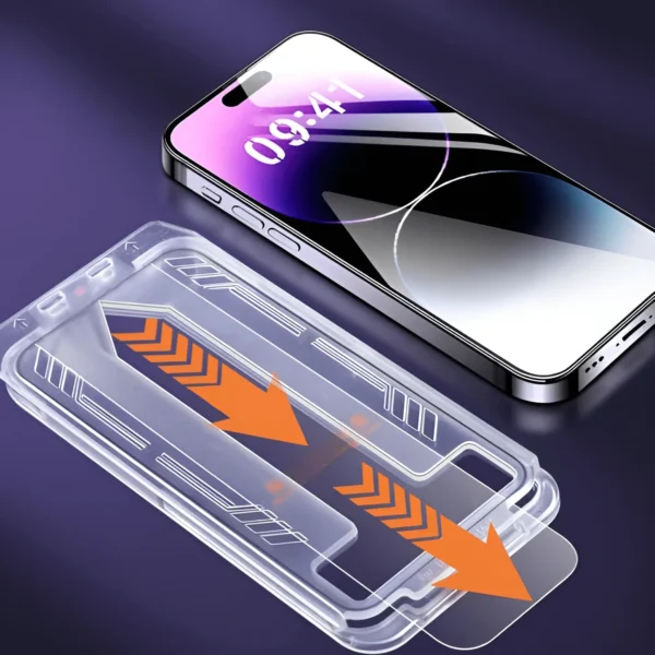 Tempered Glass iPhone Screen Protector – Scratch Resistant, Ultra-Clear 15